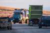 Vehicles enter and exit Prairie Green Landfill in the Rural Municipality of Rosser in February. (Mike Deal / Free Press files)